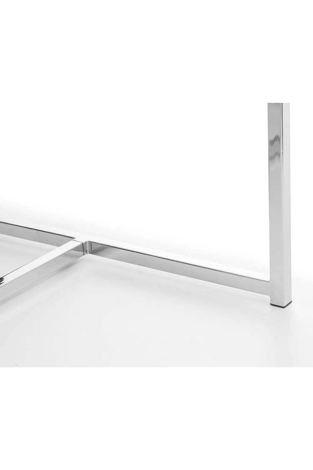 Julian Bowen Scala Rectangular 4-6 Seater Dining Table in Silver 5