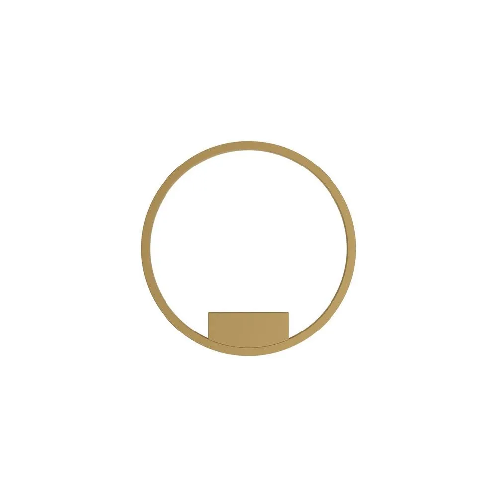 Netlighting Rim LED Wall Lamp Brass 3000 4000K Dimmable in Gold