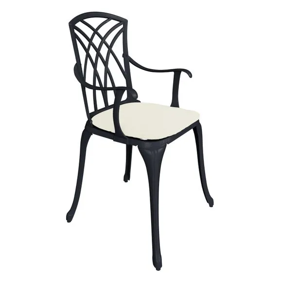 Oval 6 Seater Black Dining Set 4
