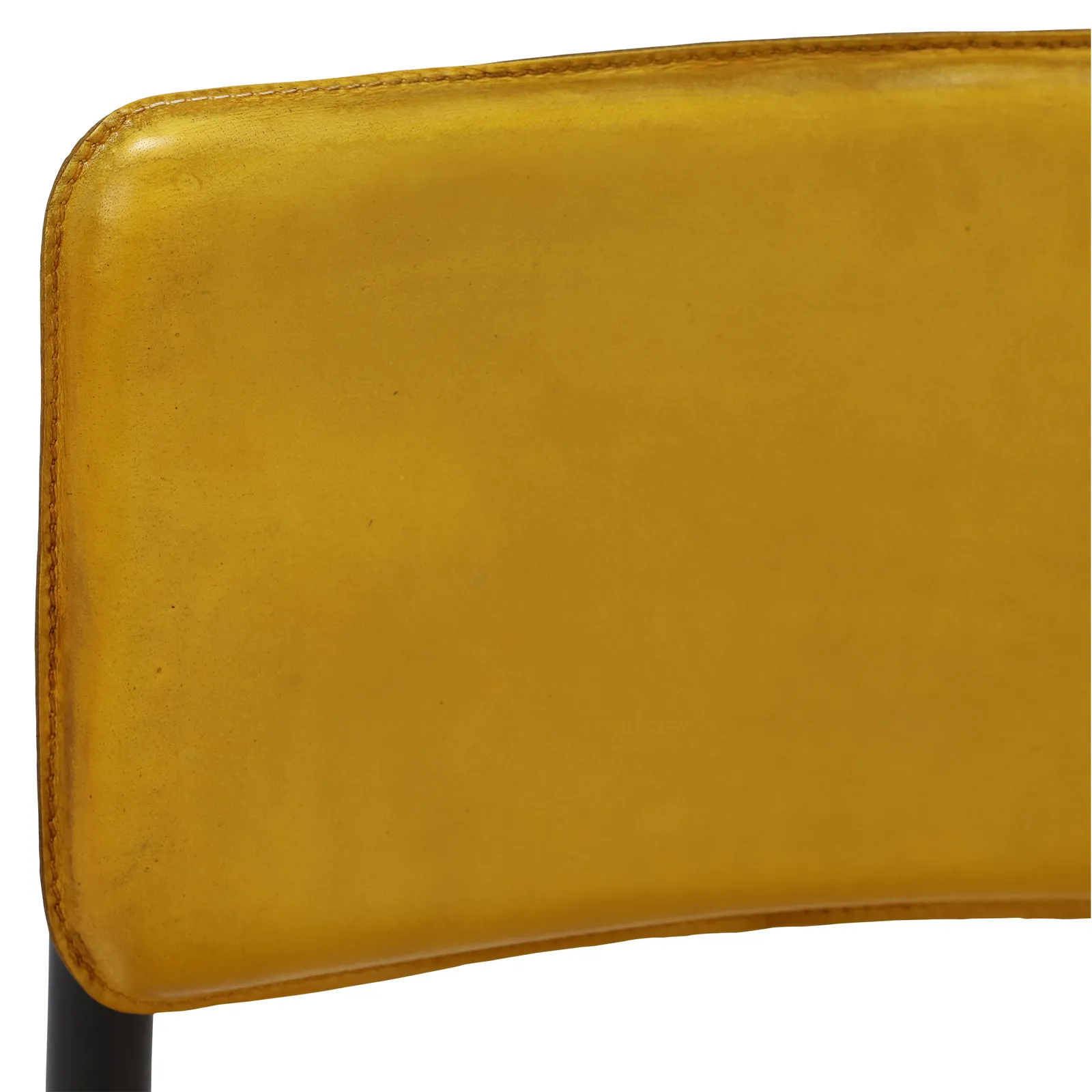 Pure Furniture Twyford Dining Chair, Yellow Leather | Barker & Stonehouse 4