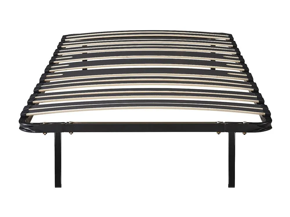 Vente-unique Slatted Frame Bed Base To Assemble 90 X 190 Cm - 15 Slats - 3 Zones in Black 4