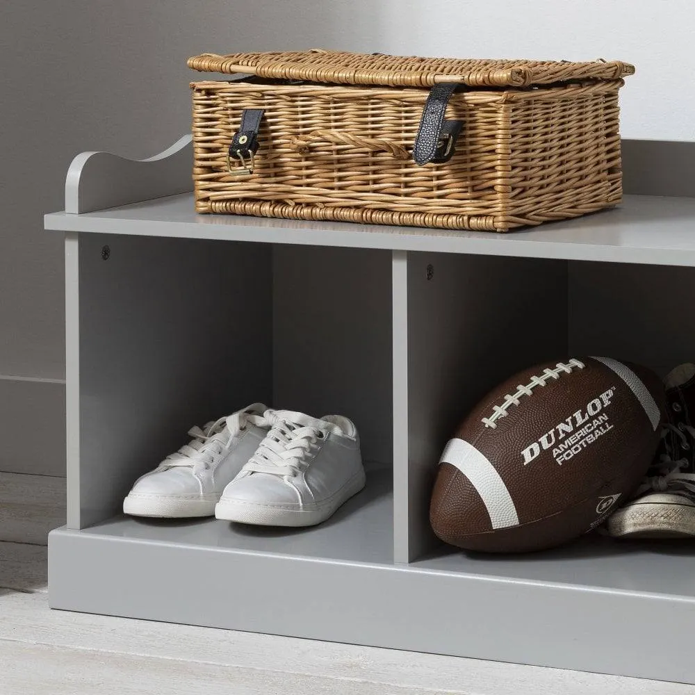 Nöa and Nani Stockholm Storage Bench in Silk Grey 2