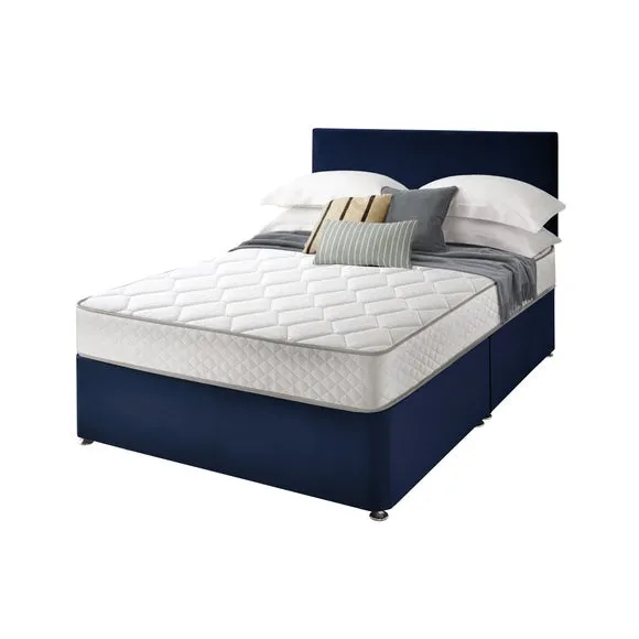 Silentnight Divan Set with Paris Headboard and 800 Pocket Spring Memory Foam Mattress 6