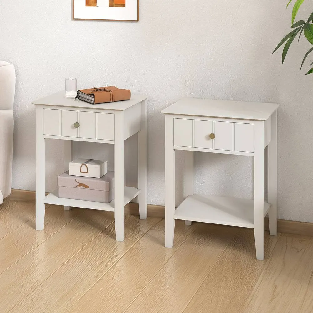 Melody Maison Chest & Pair Of One Drawer Bedside Tables - Padstowe Ivory Range 6