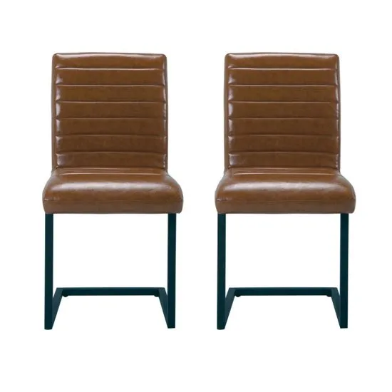 Montana Brown Finish Dining Chairs In Pair