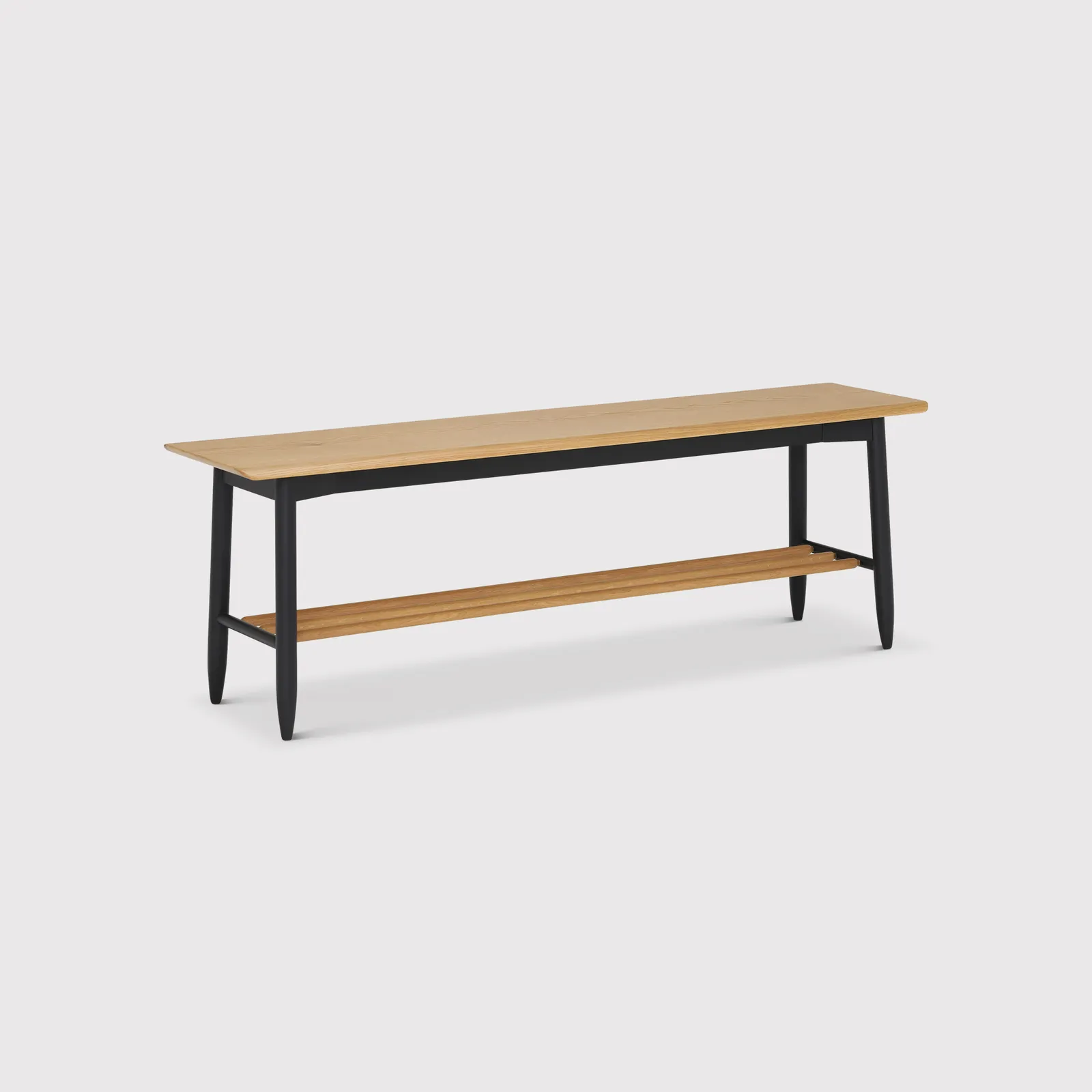 Ercol Monza Bench, Brown Oak | Barker & Stonehouse