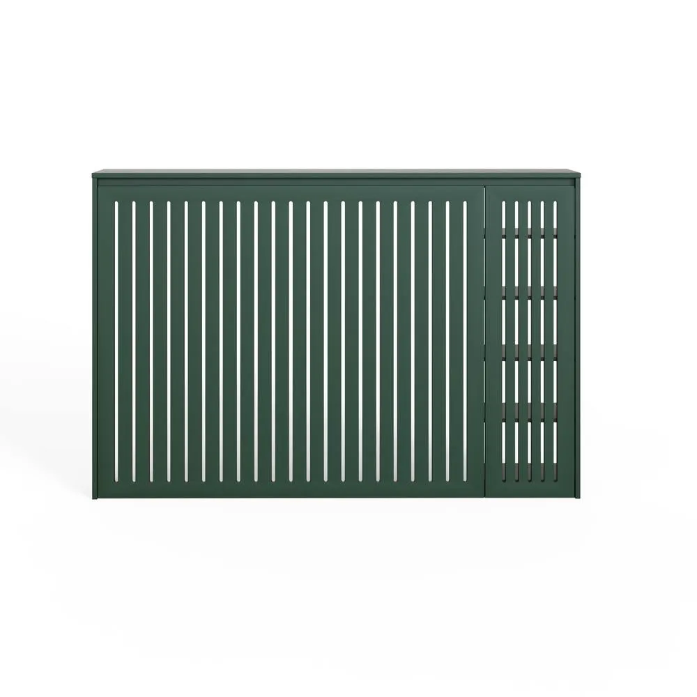 GFW Cooper Storage Radiator Cover in Green 2