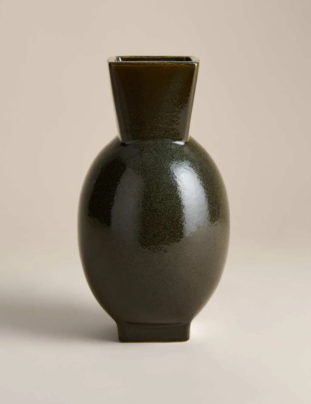 M&S Tall Round Flare Ceramic Vase Multi