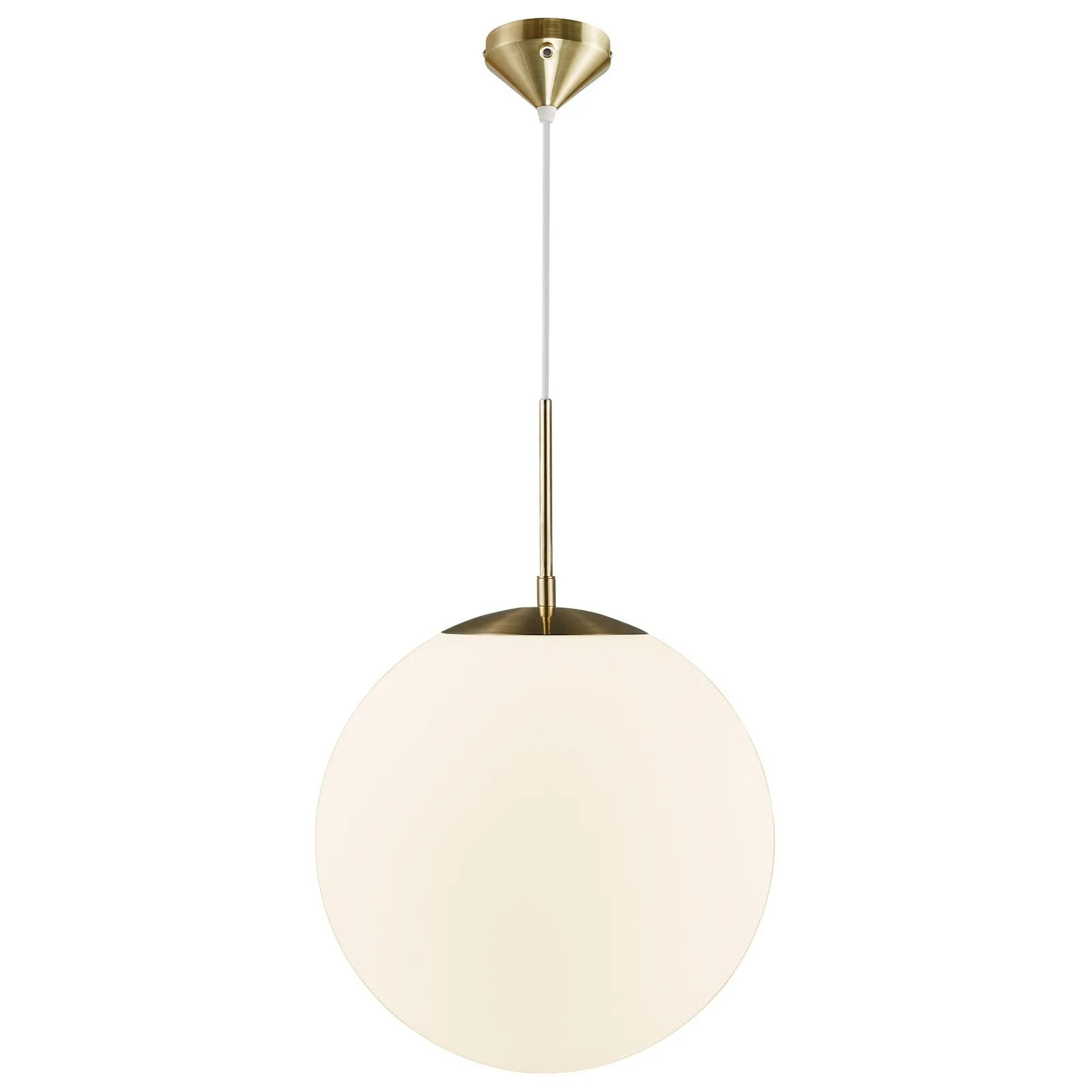 Nordlux Grant Pendant Light Brass Glass Dining Room E27 Mains 35cm in Gold 3