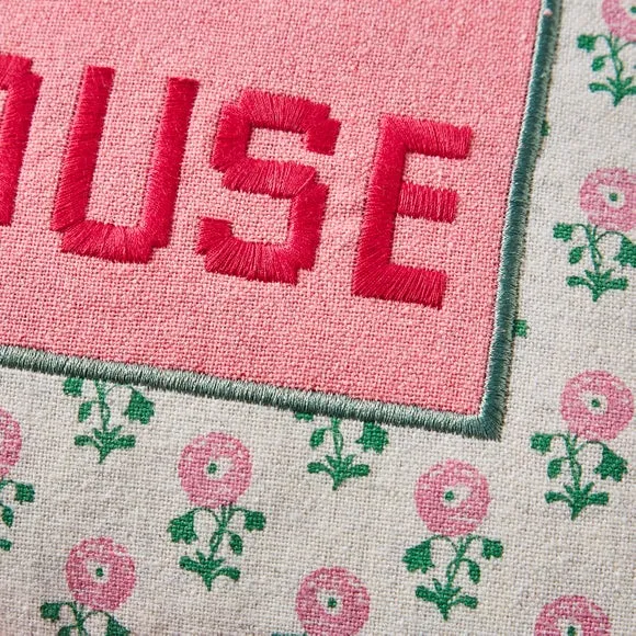 Welcome to The Mad House Cushion 2
