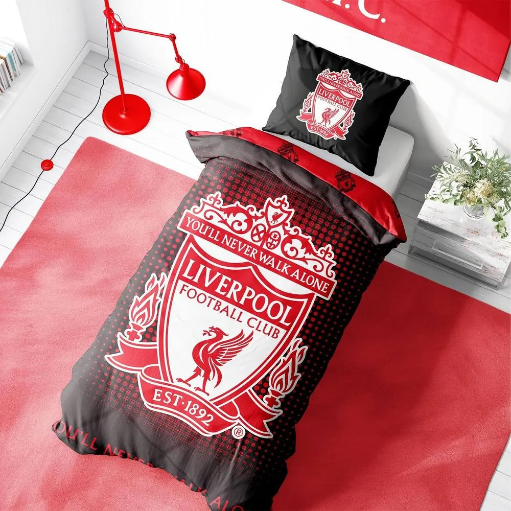 Liverpool FC Reversible Duvet Set in Red
