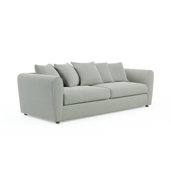 Blake Basket Weave Texture 4 Seater Sofa 6