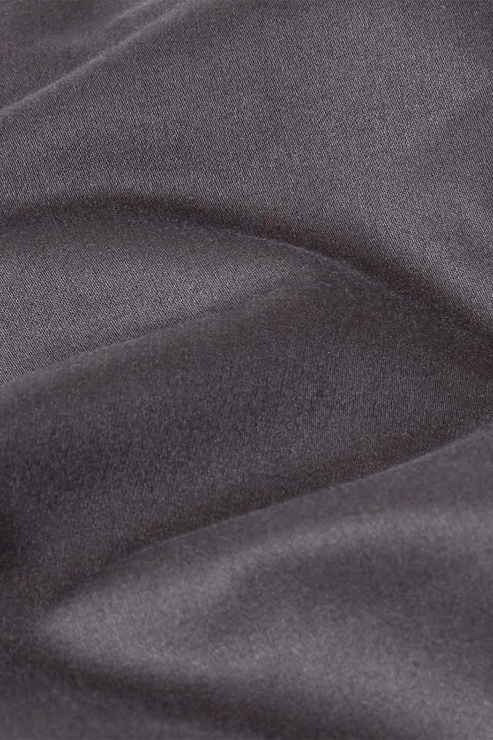 Homescapes Egyptian Cotton Duvet Cover with Pillowcase 1000 TC in Charcoal 4