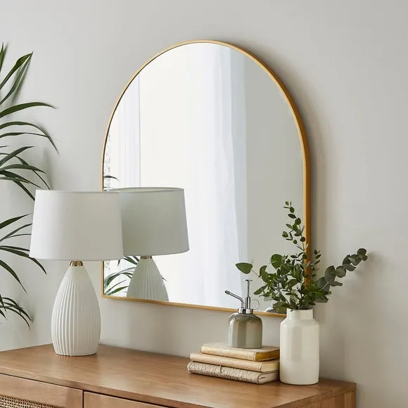 Essentials Arched Overmantel Wall Mirror 1