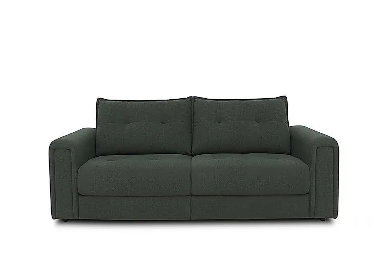 Goliath 3 Seater Fabric Sofa - Moss Green