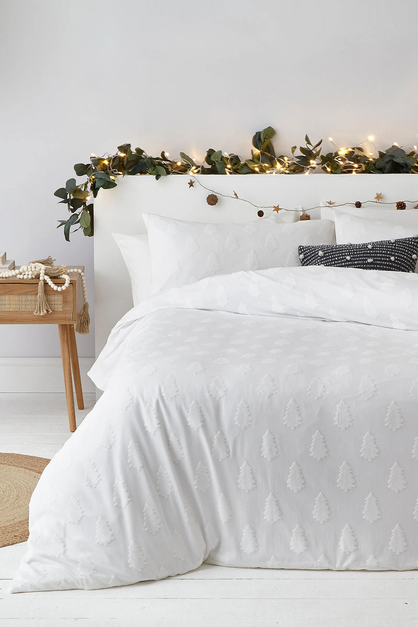 Tufted Tree Single Duvet Set