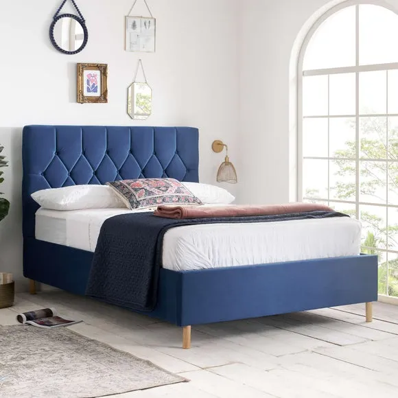 Loxley Velvet Ottoman Bed Frame 2