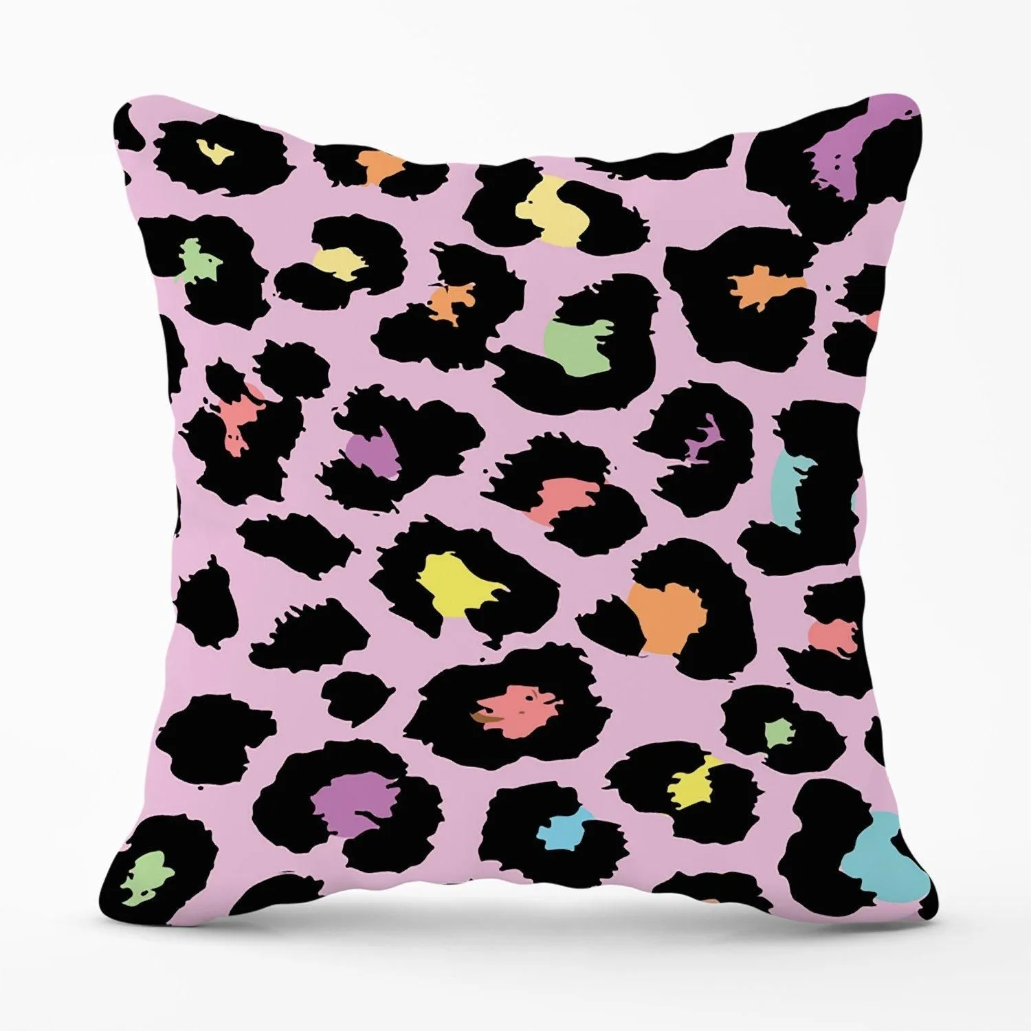 Warren Reed - Designer Pink Leopard Print Outdoor Cushion