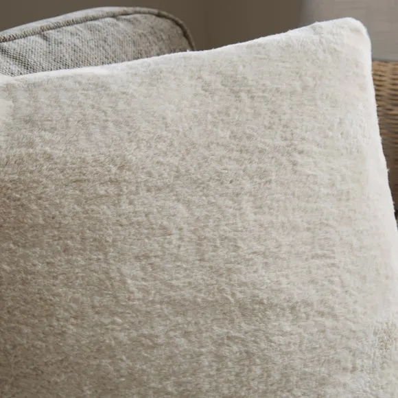Double Sided Faux Fur Square Cushion 2