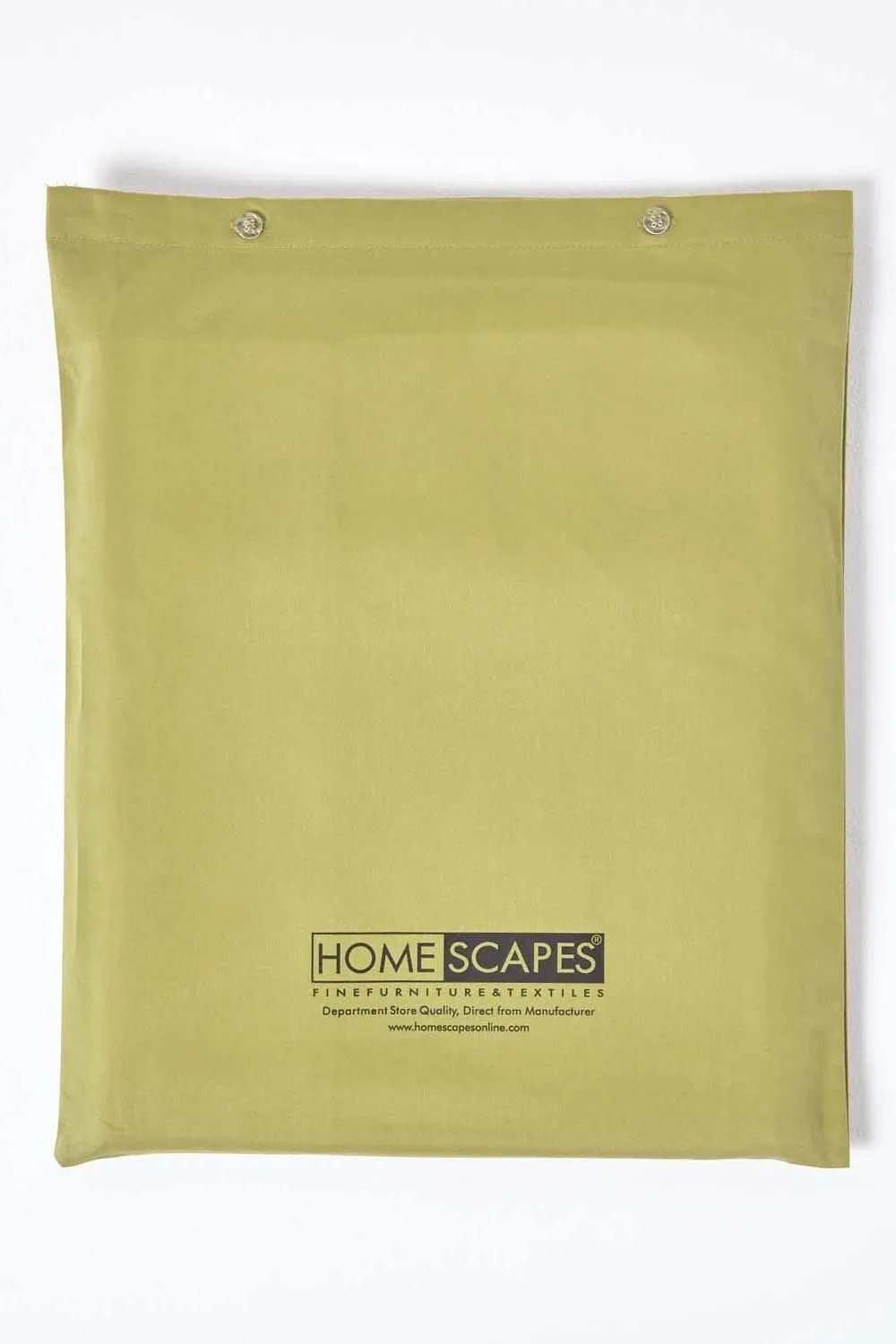 Homescapes Egyptian Cotton Flat Sheet 1000 Thread Count in Olive 5