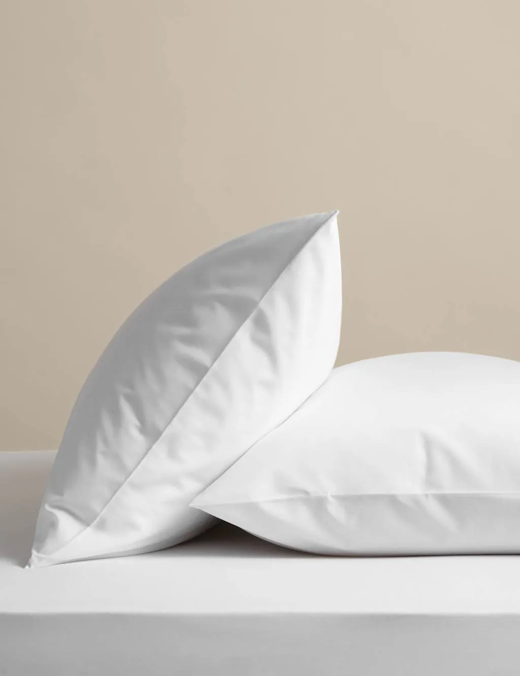 M&S 2 Pack Pure Cotton 180 Thread Count Pillowcases White