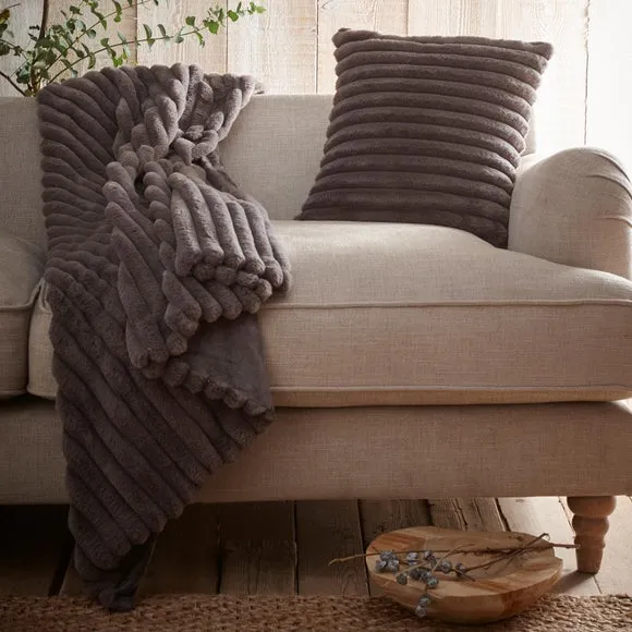 Appletree Morritz Faux Fur Square Cushion 4