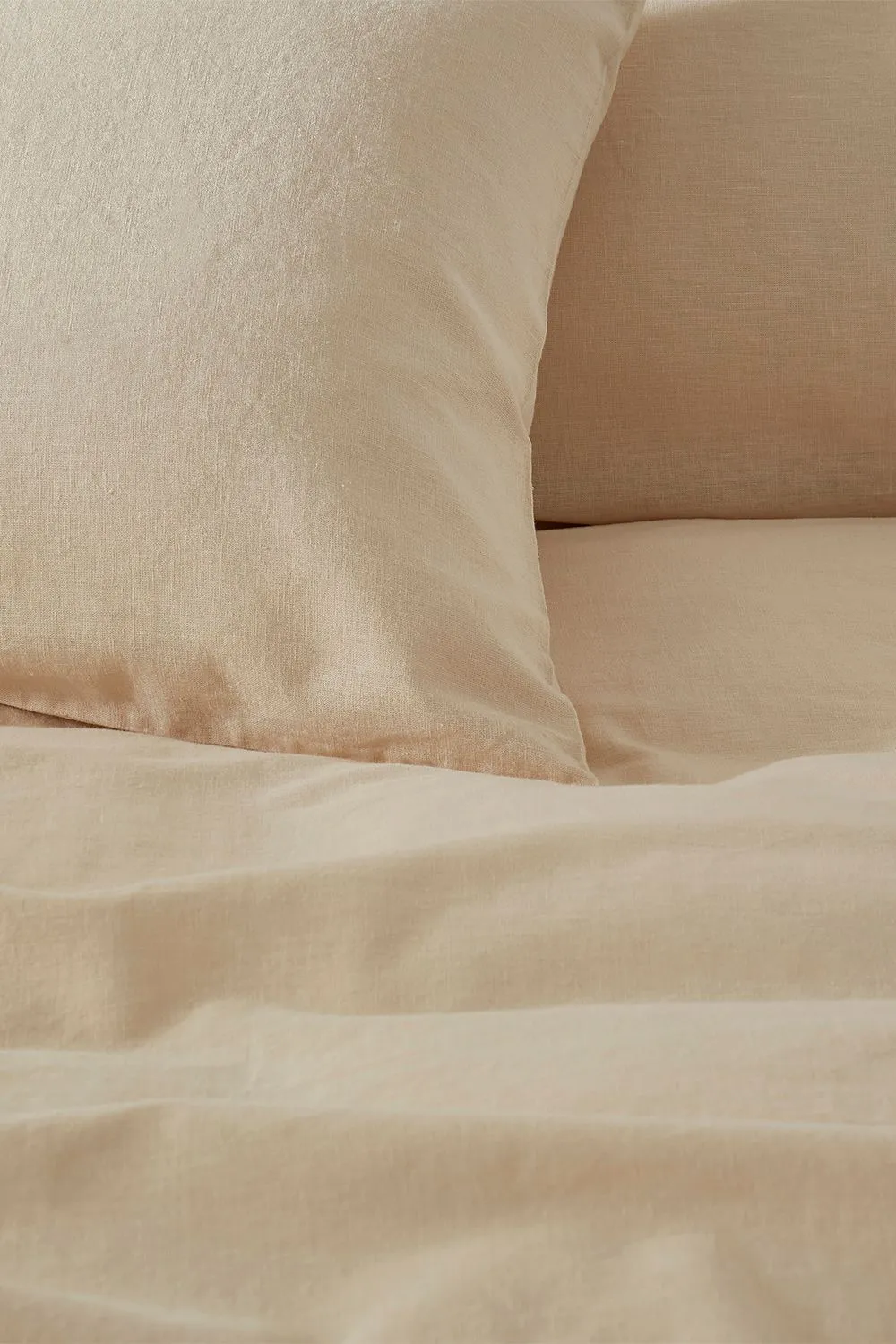 Martex Touch of Linen Housewife Pillowcase Pair in Cream 4