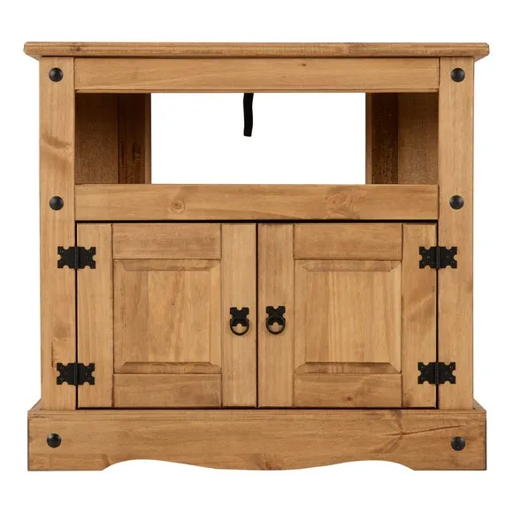 Corona Corner TV Unit, Pine for TVs up to 38" 2