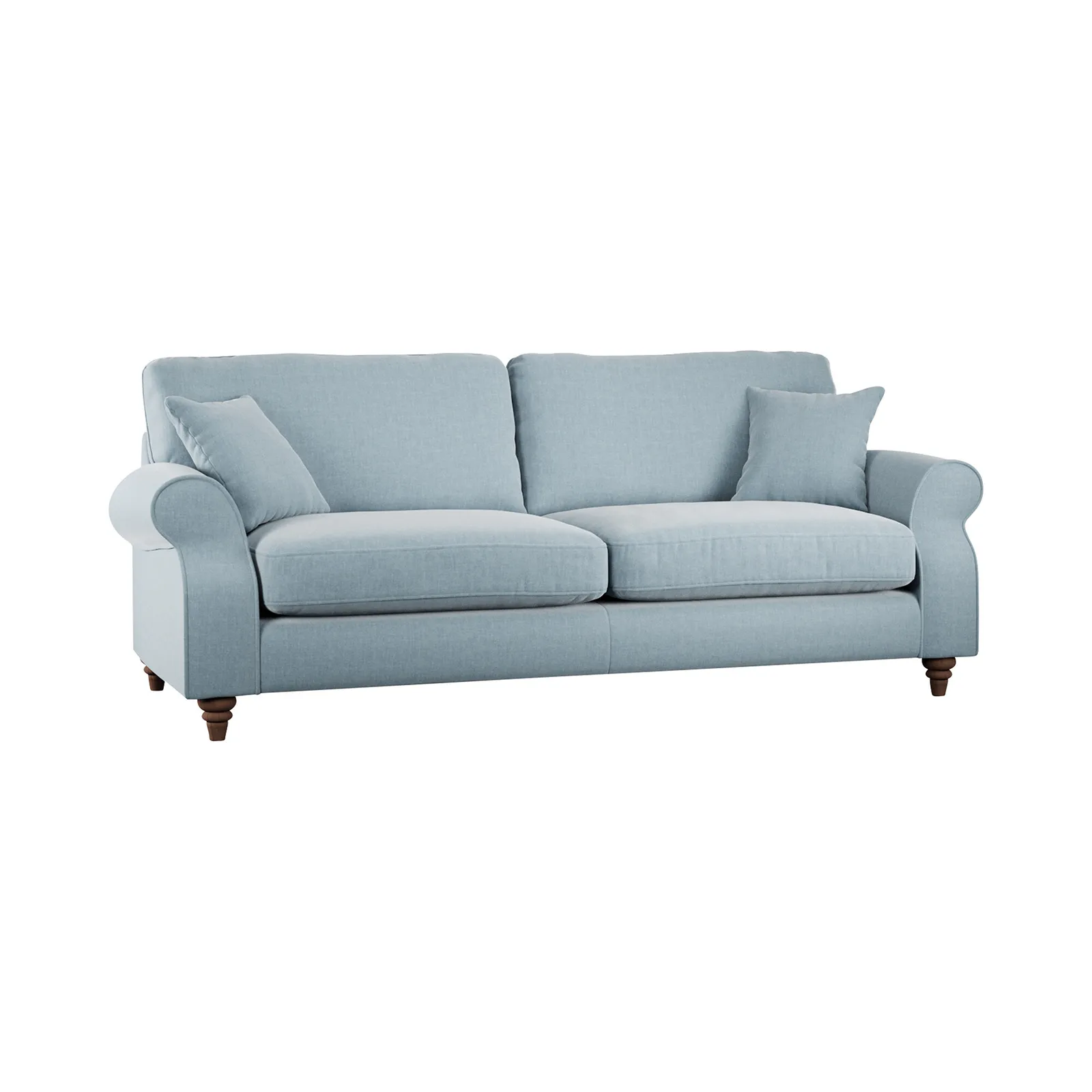 Hattie 4 Seater Sofa, Blue Fabric | Barker & Stonehouse 2