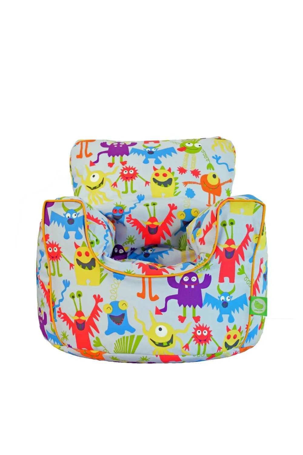 Bean Lazy Cotton Grey Monsters Bean Bag Arm Chair with Beans Child / Teen size in Light Grey
