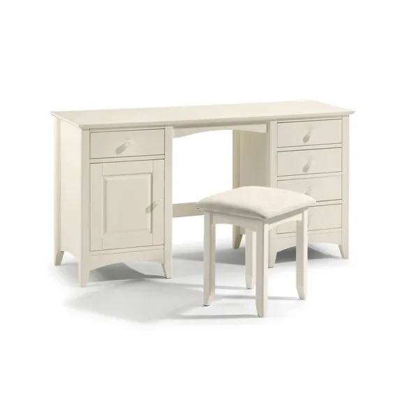 Cameo 5 Drawer Dressing Table, Stone 3