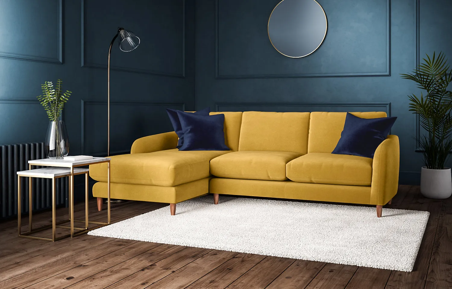 M&S Mia Chaise Sofa (Left-Hand)