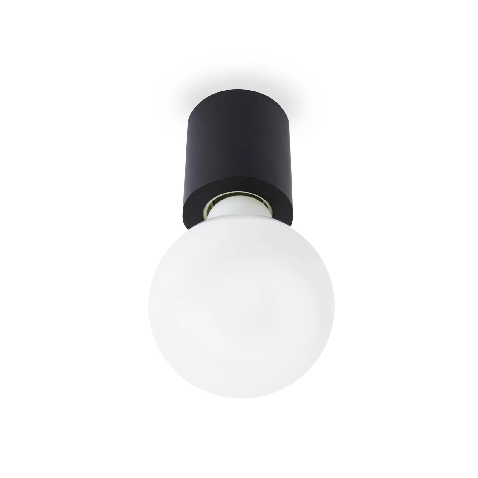 Netlighting Ten 1 Light Indoor Candle Wall Ceiling Light Black E27 2