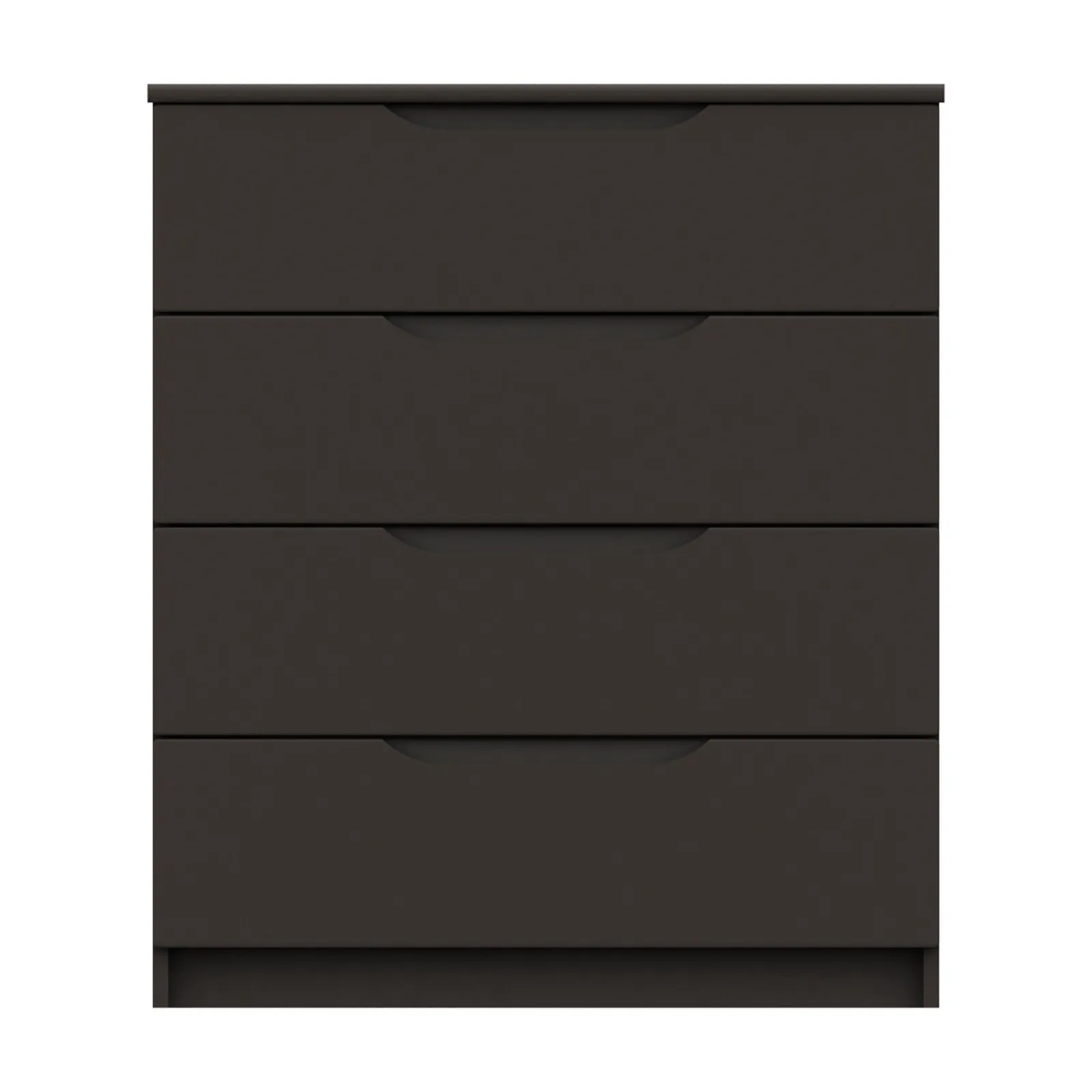 Legato Graphite 4 Drawer Chest Black