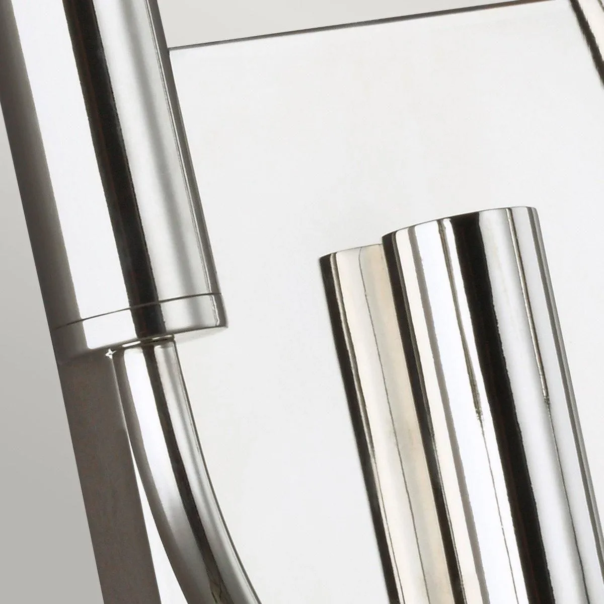 Netlighting Brianna 2 Light Wall Light Polished Nickel E14 in Grey 5