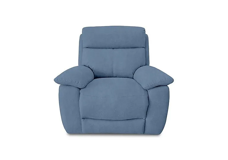 Echo Fabric Armchair - Silverish Blue