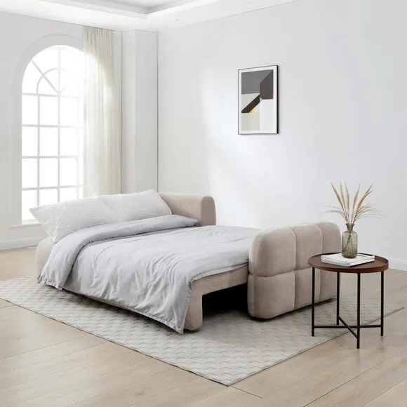 Jolie Chenille Quilted Cloud Corner Sofa Bed 2