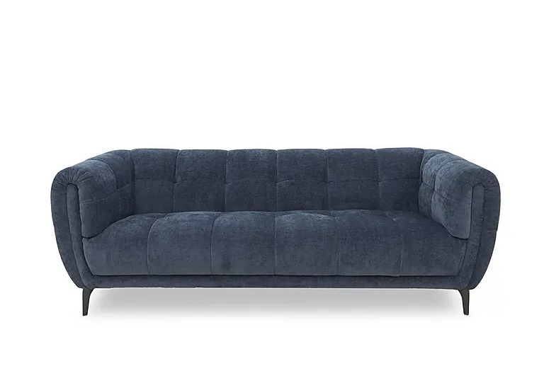Sienna Fabric 3 Seater Sofa - Hudson Ocean
