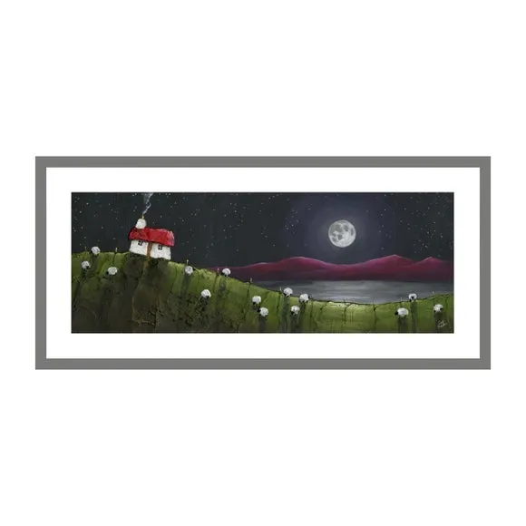 Glimmering Night Framed Print 2