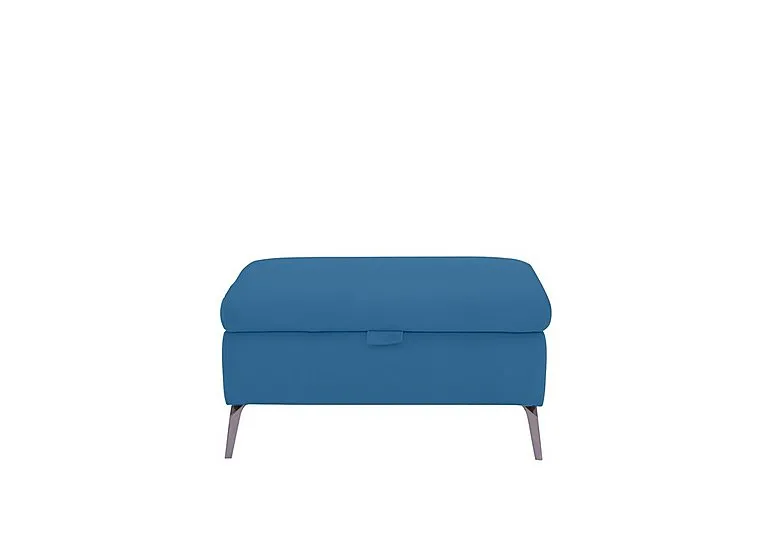 Jude Leather Storage Footstool