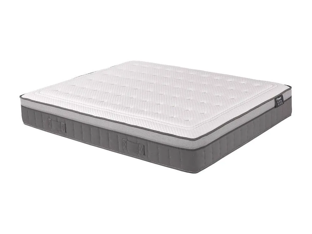 Vente-unique Mattress - 180 X 200 Cm - Hybrid 7-Zone Pocket Sprung & Memory Foam in White 2