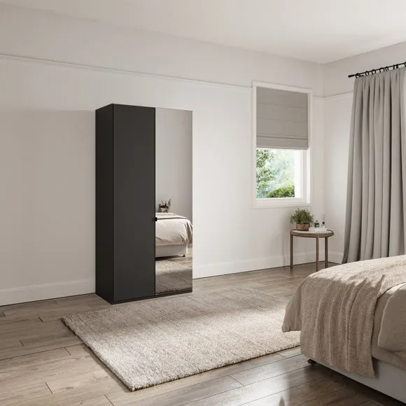 Wiemann Kahla 2 Door Mirrored Wardrobe 1