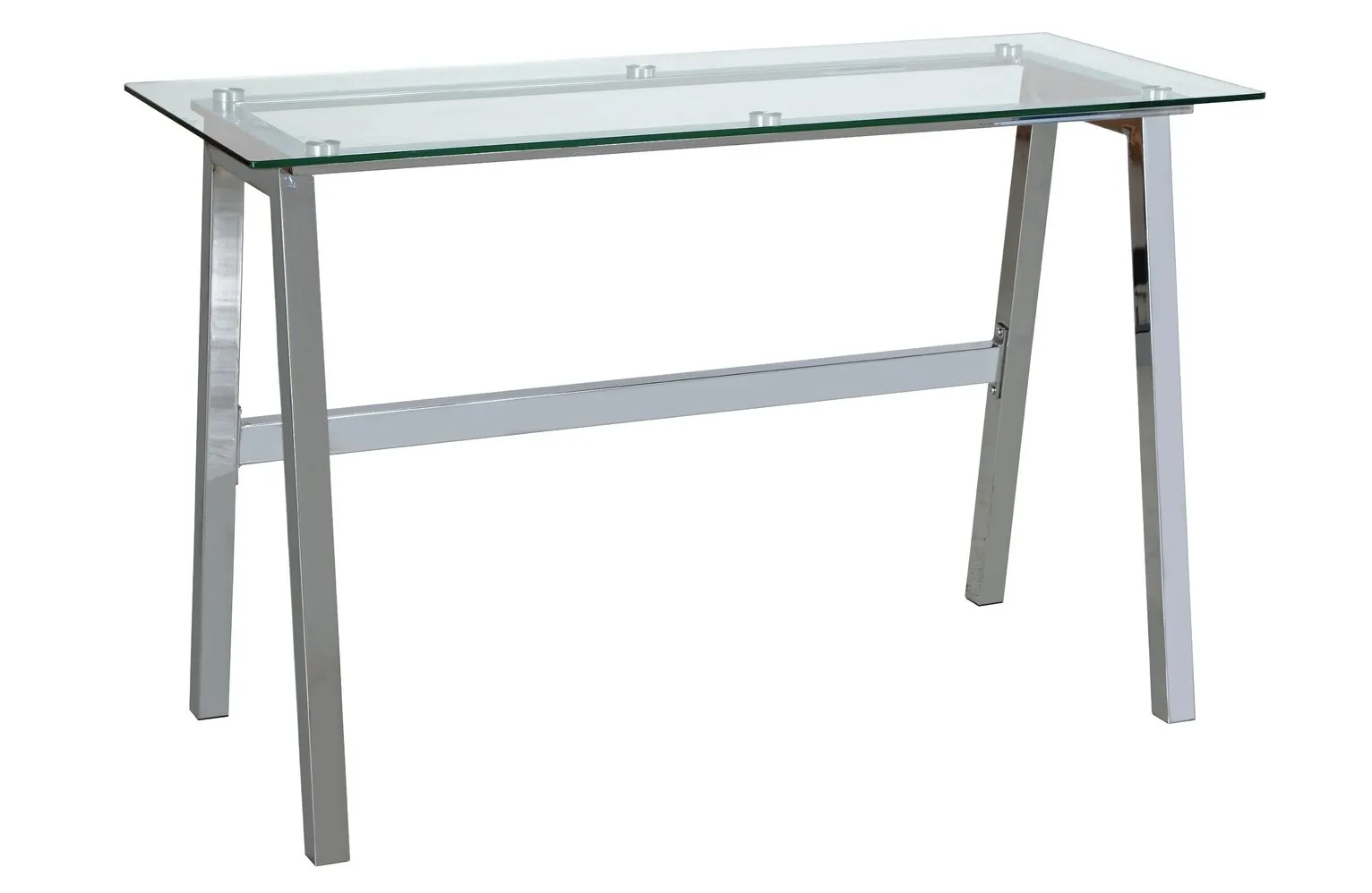 Habitat Mirano Office Desk - Clear Glass