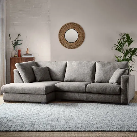 Carson Deep Sit Chunky Multi Weave Corner Sofa 3