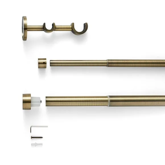 Trinity Double Layer Extendable Metal Curtain Pole 2