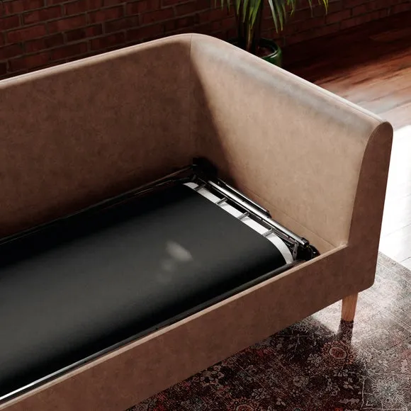 Max Soft Faux Leather Sofa Bed 3
