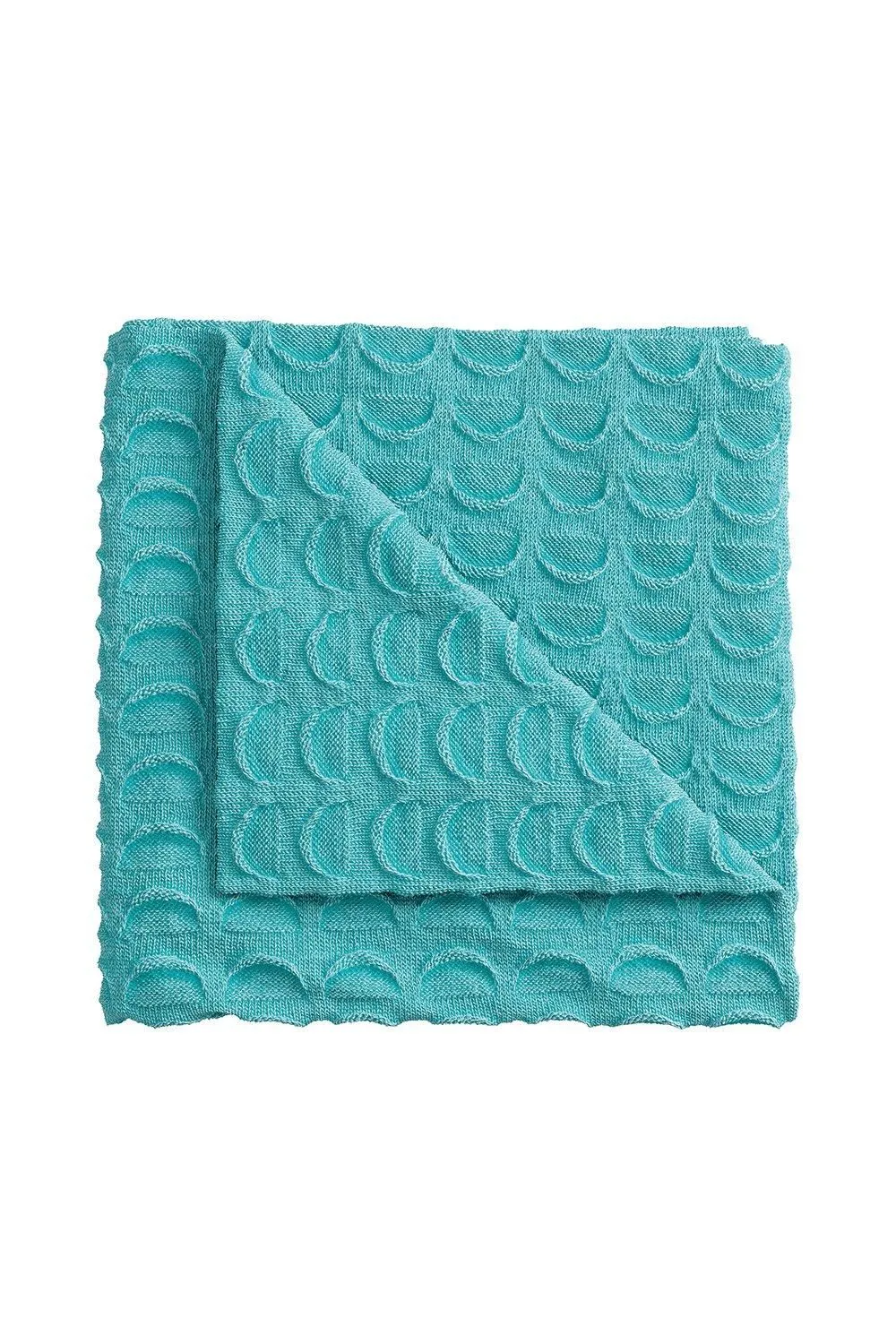 Helena Springfield 'Mimi' Knit Throw in Turquoise