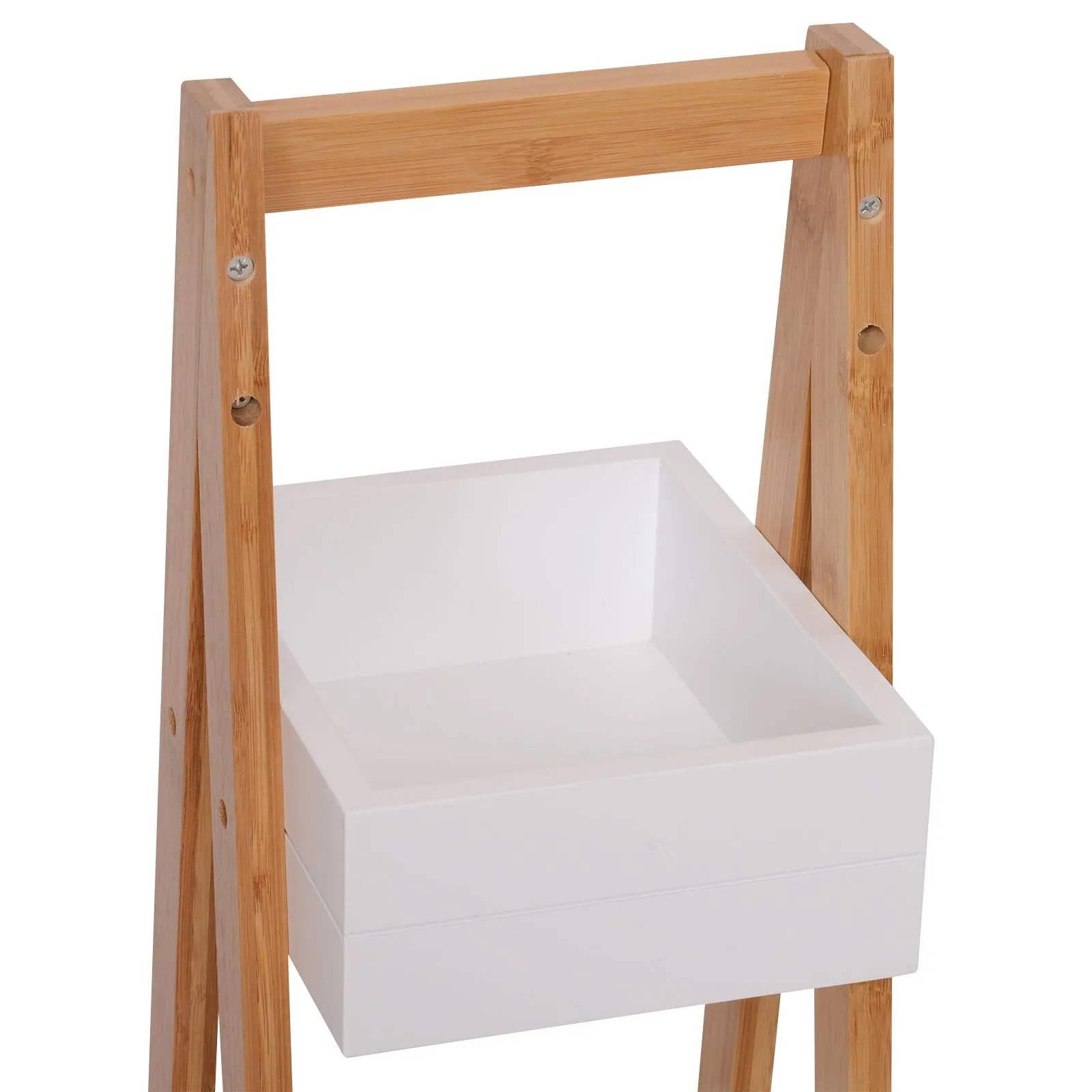 HOMCOM 3 Tier Bathroom Shower Caddy Freestanding Rack Storage Unit in White 6