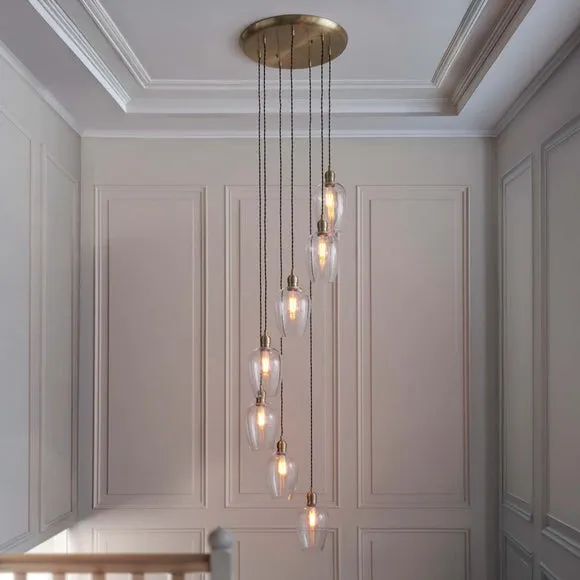 Vogue Sturt 7 Light Adjustable Cascade Pendant Light 1
