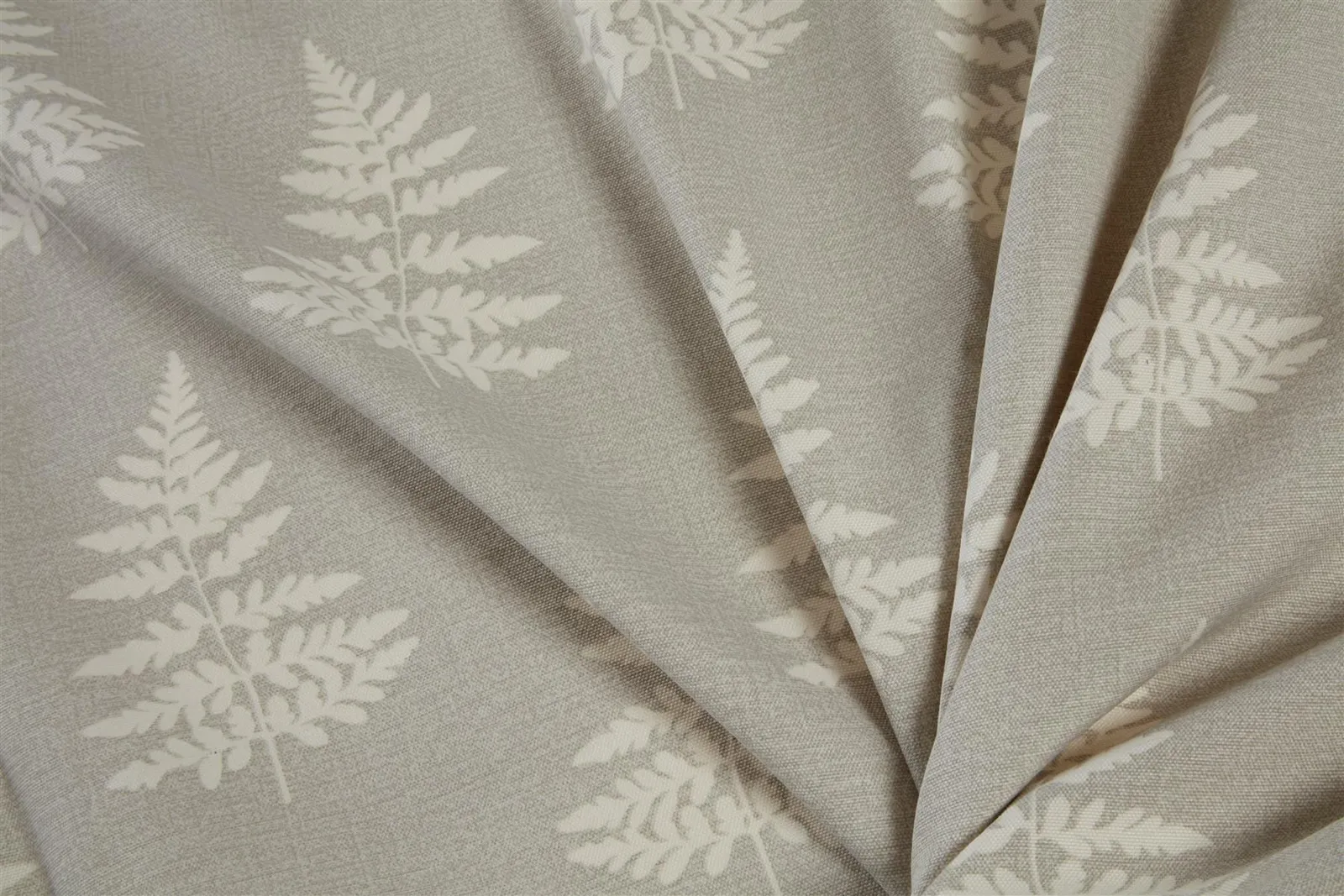 Sundour Esher Fern Leaf Eyelet Curtains in Grey 3
